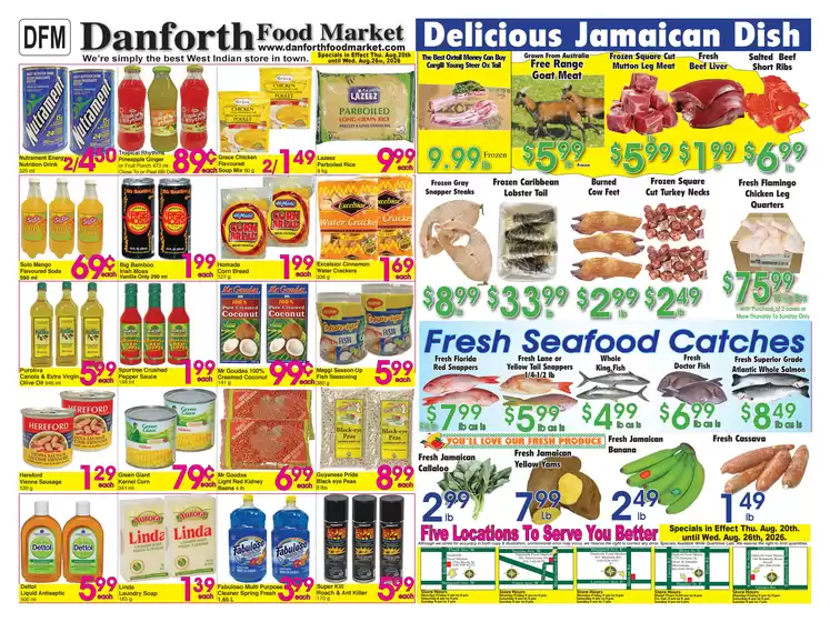 Danforth Food Market catalogue in Mactaquac | Weekly specials | 2026-08-20T00:00:00.000Z - 2026-08-26T00:00:00.000Z
