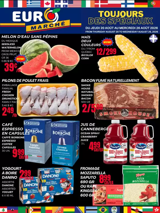 Euromarché catalogue | Toujours des speciaux | 2026-08-20T00:00:00.000Z - 2026-08-26T00:00:00.000Z
