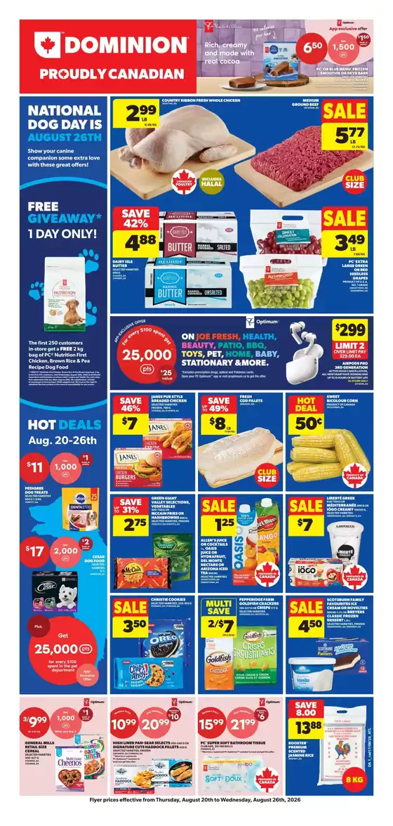 Dominion catalogue | Weekly flyer | 2026-08-20T00:00:00.000Z - 2026-08-26T00:00:00.000Z