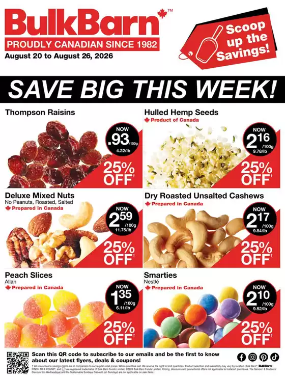 Bulk Barn catalogue | Save big this week | 2026-08-20T00:00:00.000Z - 2026-08-26T00:00:00.000Z