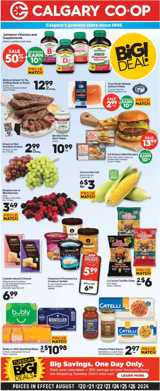Calgary Co-op catalogue | Weekly flyer | 2026-08-20T00:00:00.000Z - 2026-08-26T00:00:00.000Z