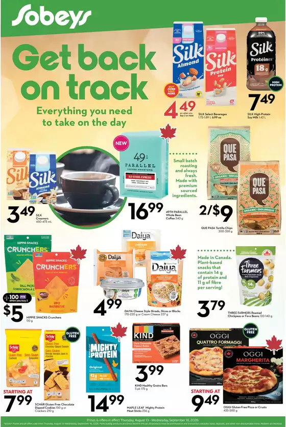 Sobeys catalogue | Get back on tracke | 2026-08-20T00:00:00.000Z - 2026-09-16T00:00:00.000Z