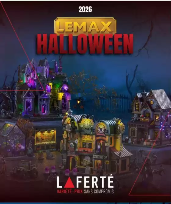 Laferté catalogue | Lemax Halloween 2026 | 2026-08-20T00:00:00.000Z - 2026-10-21T00:00:00.000Z