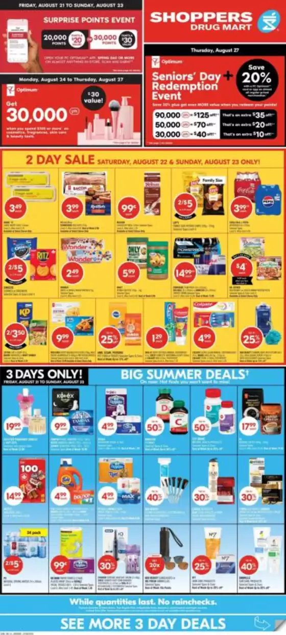 Shoppers Drug Mart catalogue | Shoppers Drug Mart Weekly ad | 2026-08-21T00:00:00.000Z - 2026-08-27T00:00:00.000Z