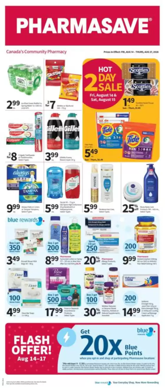 Pharmasave catalogue in Holyrood | Attractive special offers for everyone | 2026-08-14T00:00:00.000Z - 2026-08-27T00:00:00.000Z
