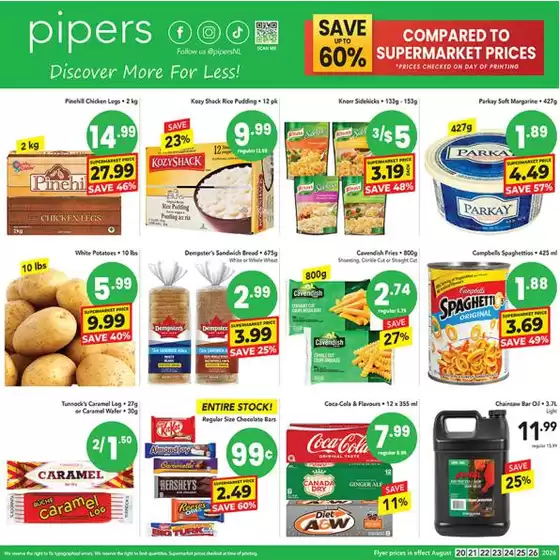 Pipers catalogue | Flyer Pipers | 2026-08-20T00:00:00.000Z - 2026-08-26T00:00:00.000Z