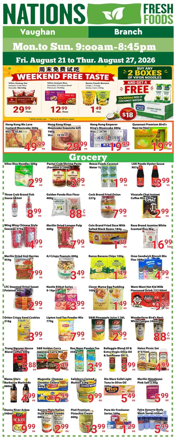 Nations Fresh Foods catalogue | Fresh Deals Just Dropped! | 2026-08-21T00:00:00.000Z - 2026-08-27T00:00:00.000Z