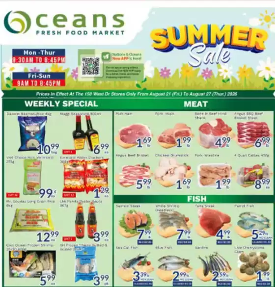 Oceans Fresh Food Market catalogue | Enjoy Special deals everyday | 2026-08-21T00:00:00.000Z - 2026-08-27T00:00:00.000Z