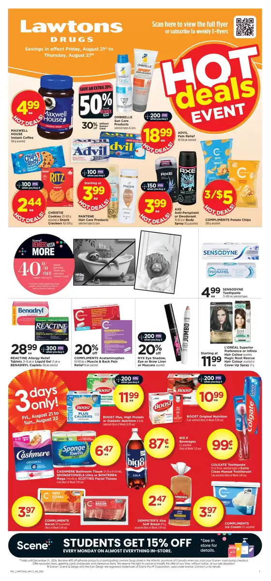 Lawtons Drugs catalogue | Hot deals event | 2026-08-21T00:00:00.000Z - 2026-08-27T00:00:00.000Z