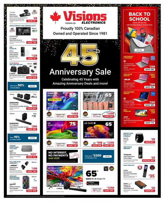 Visions Electronics catalogue | Back to school | 2026-08-21T00:00:00.000Z - 2026-08-27T00:00:00.000Z
