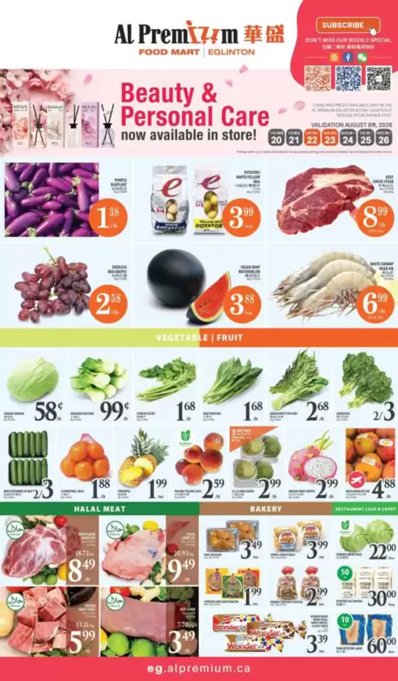 Al Premium catalogue | WEEKLY SPECIAL EGLINTON | 2026-08-20T00:00:00.000Z - 2026-08-26T00:00:00.000Z