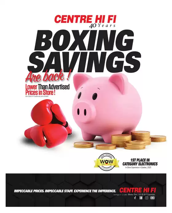 Centre Hi-Fi catalogue | Weekly Flyer | 2026-08-21T00:00:00.000Z - 2026-08-27T00:00:00.000Z