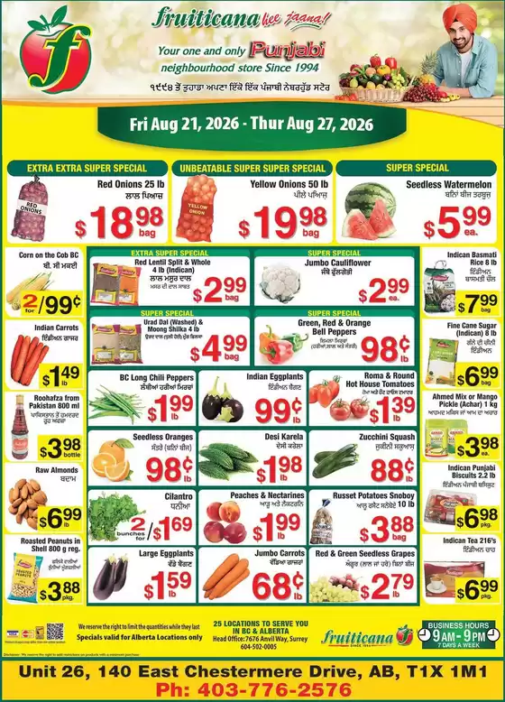 Fruiticana catalogue | Current special promotions | 2026-08-21T00:00:00.000Z - 2026-08-27T00:00:00.000Z