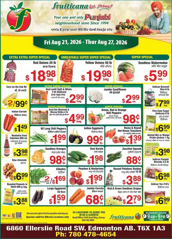 Fruiticana catalogue | Our best bargains | 2026-08-21T00:00:00.000Z - 2026-08-27T00:00:00.000Z