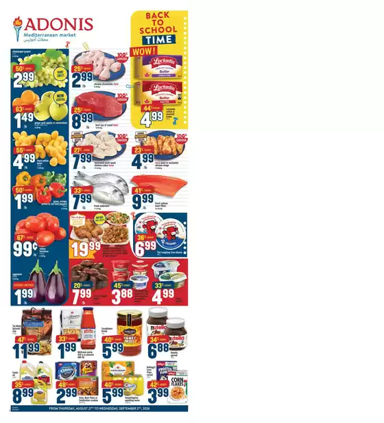 Marché Adonis catalogue | Exclusive bargains | 2026-08-27T00:00:00.000Z - 2026-09-02T00:00:00.000Z