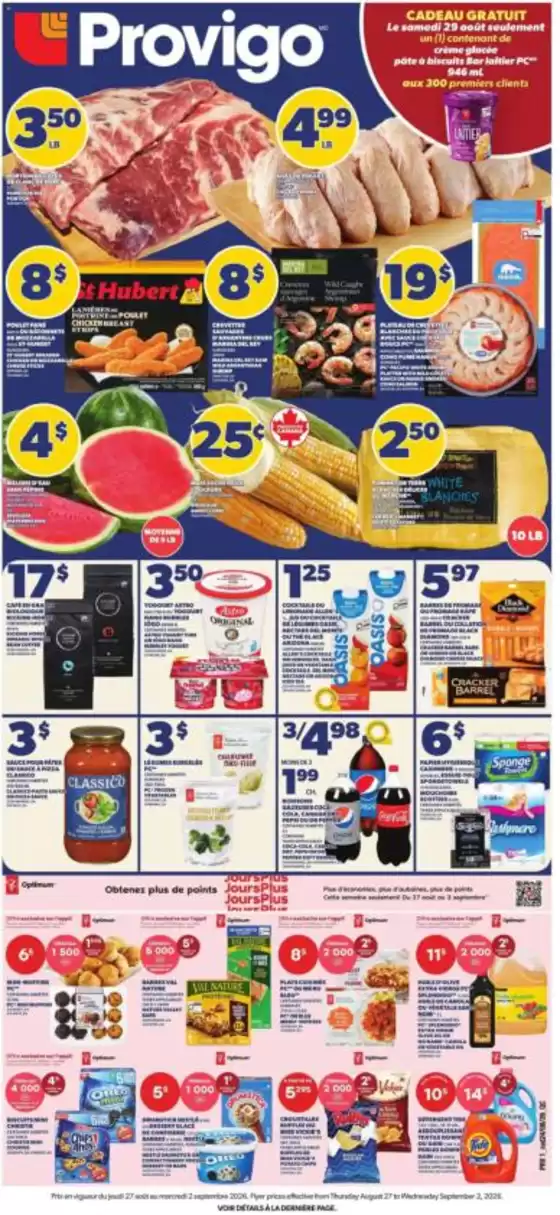Provigo catalogue | New offers to discover | 2026-08-27T00:00:00.000Z - 2026-09-02T00:00:00.000Z