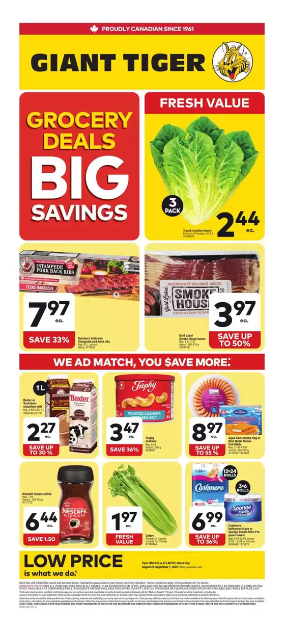 Giant Tiger catalogue | Our best offers for you | 2026-08-26T00:00:00.000Z - 2026-09-01T00:00:00.000Z