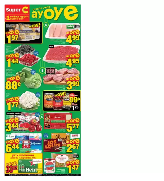 Super C catalogue | Attractive special offers for everyone | 2026-08-27T00:00:00.000Z - 2026-09-02T00:00:00.000Z