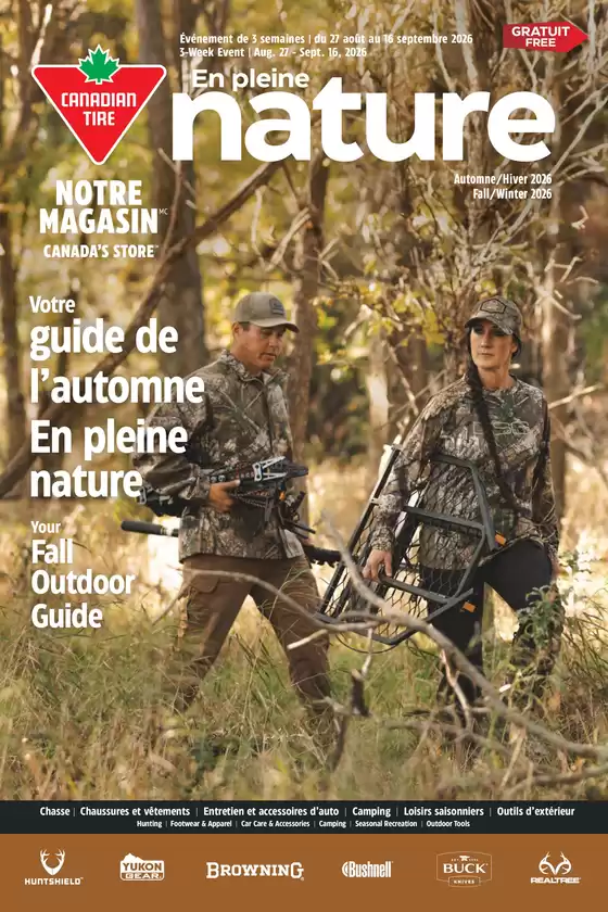 Canadian Tire catalogue | Top offers for smart savers | 2026-08-27T00:00:00.000Z - 2026-09-16T00:00:00.000Z