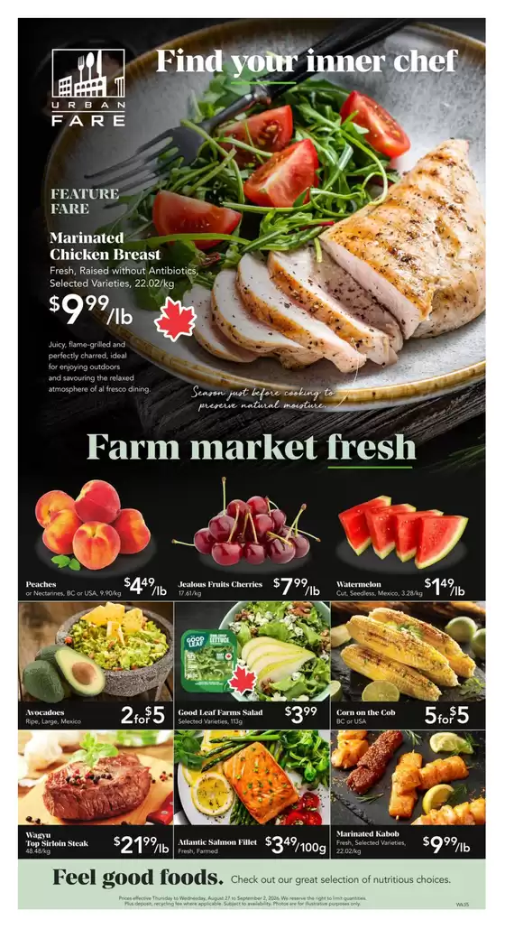 Urban Fare catalogue | Current deals and offers | 2026-08-27T00:00:00.000Z - 2026-09-02T00:00:00.000Z