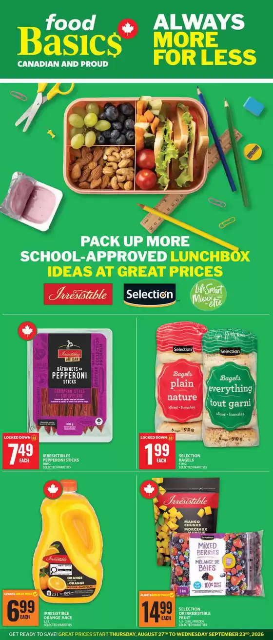 Food Basics catalogue | Exclusive deals for our customers | 2026-08-27T00:00:00.000Z - 2026-09-02T00:00:00.000Z