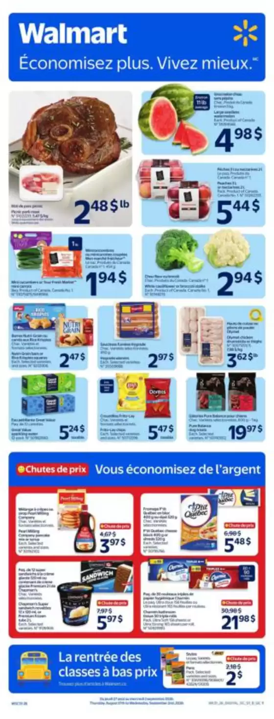 Walmart catalogue | Great offer for all customers | 2026-08-27T00:00:00.000Z - 2026-09-02T00:00:00.000Z