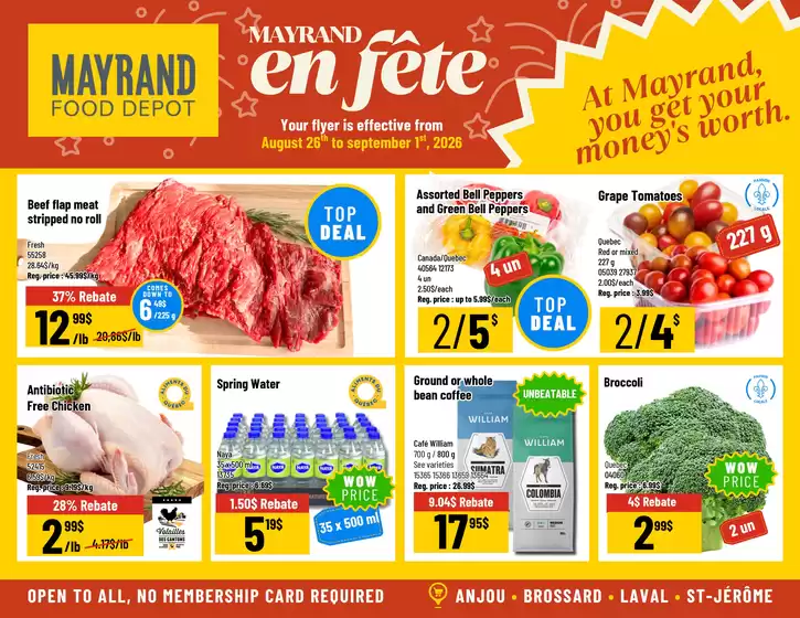 Mayrand catalogue | Mayrand flyer | 2026-08-26T00:00:00.000Z - 2026-09-01T00:00:00.000Z