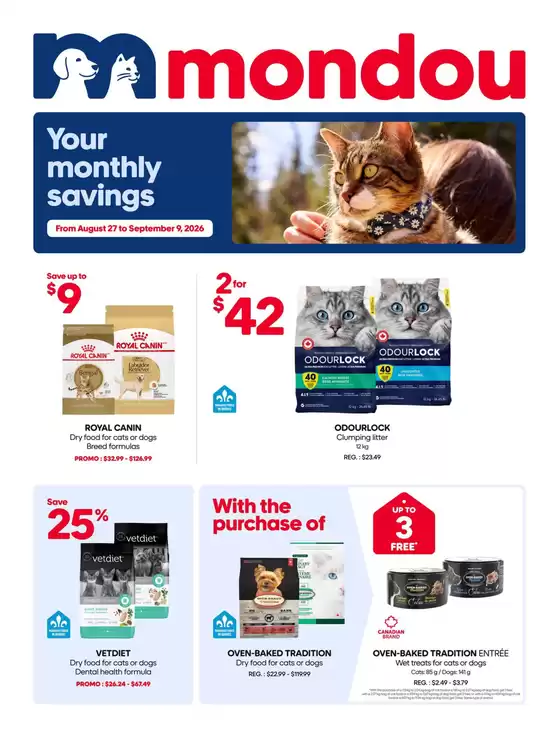 Mondou catalogue | Flyer | 2026-08-27T00:00:00.000Z - 2026-09-09T00:00:00.000Z