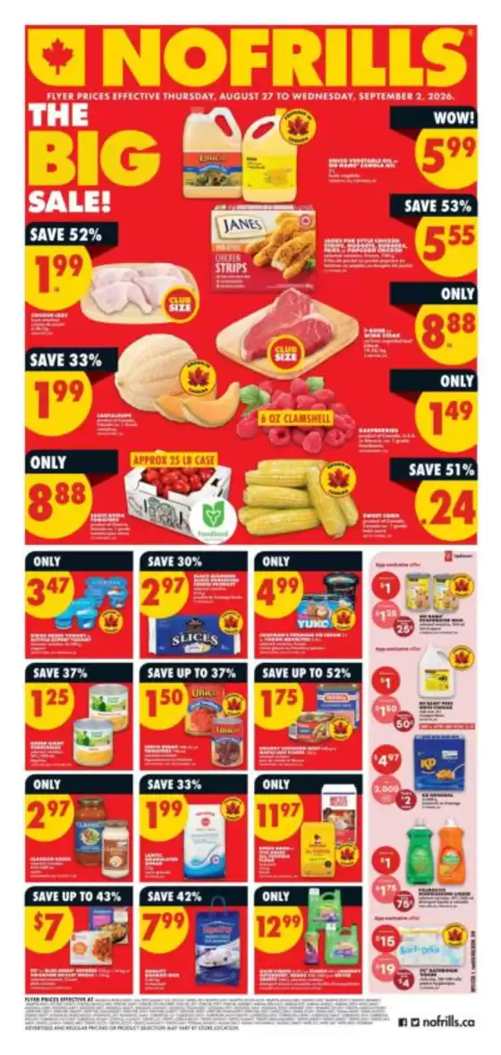 No Frills catalogue | Top offers for all bargain hunters | 2026-08-27T00:00:00.000Z - 2026-09-02T00:00:00.000Z