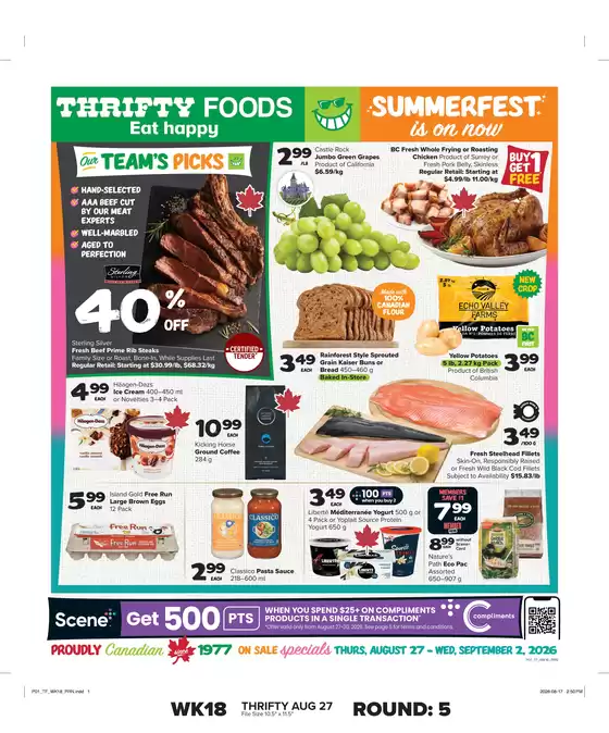 Thrifty Foods catalogue | Wide range of offers | 2026-08-27T00:00:00.000Z - 2026-09-02T00:00:00.000Z