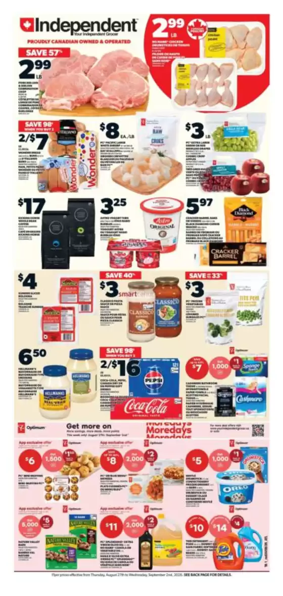 Independent Grocer catalogue | Our best bargains | 2026-08-27T00:00:00.000Z - 2026-09-02T00:00:00.000Z