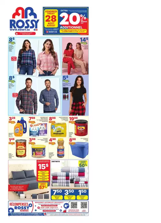 Rossy catalogue in Toronto | Weekly Ad | 2026-08-27T00:00:00.000Z - 2026-09-02T00:00:00.000Z