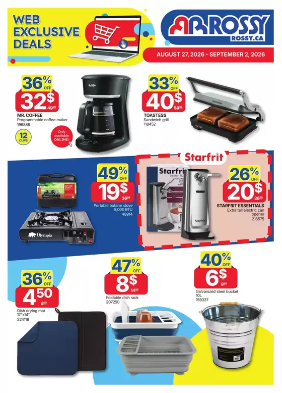 Rossy catalogue | Current deals and offers | 2026-08-27T00:00:00.000Z - 2026-09-02T00:00:00.000Z