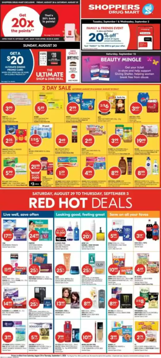 Shoppers Drug Mart catalogue | Exclusive bargains | 2026-08-28T00:00:00.000Z - 2026-09-12T00:00:00.000Z