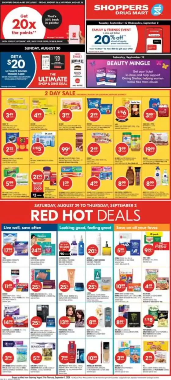 Shoppers Drug Mart catalogue | Save now with our deals | 2026-08-28T00:00:00.000Z - 2026-09-12T00:00:00.000Z