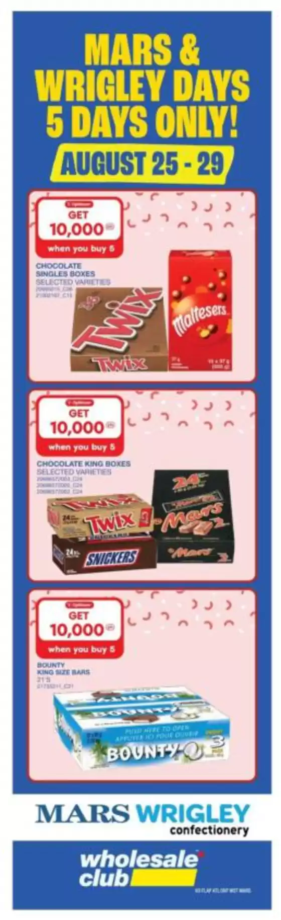 Wholesale Club catalogue | Offers for bargain hunters | 2026-08-25T00:00:00.000Z - 2026-08-29T00:00:00.000Z