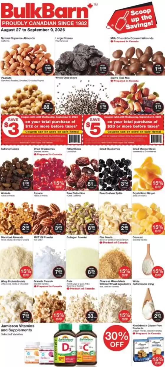 Bulk Barn catalogue | Bulk Barn Weekly ad | 2026-08-27T00:00:00.000Z - 2026-09-09T00:00:00.000Z