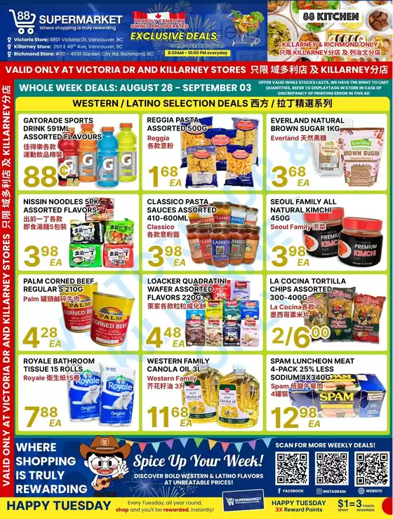 88 Supermarket catalogue | Top deals and discounts | 2026-08-28T00:00:00.000Z - 2026-09-03T00:00:00.000Z