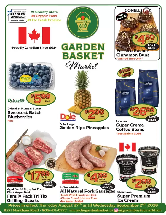 The Garden Basket catalogue | Weekly flyer  | 2026-08-31T00:00:00.000Z - 2026-09-02T00:00:00.000Z