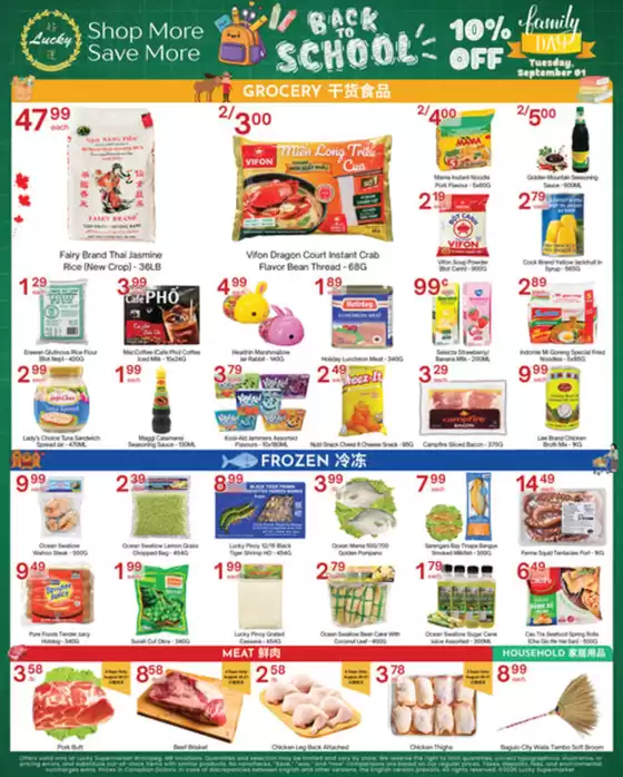 Lucky Supermarket catalogue | Winnipeg Specials | 2026-08-31T00:00:00.000Z - 2026-09-03T00:00:00.000Z
