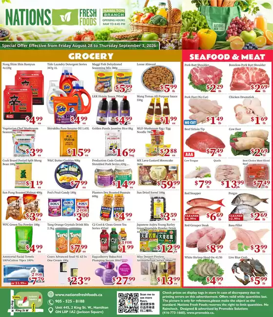 Nations Fresh Foods catalogue | Our Weekly Specials | 2026-08-31T00:00:00.000Z - 2026-09-03T00:00:00.000Z