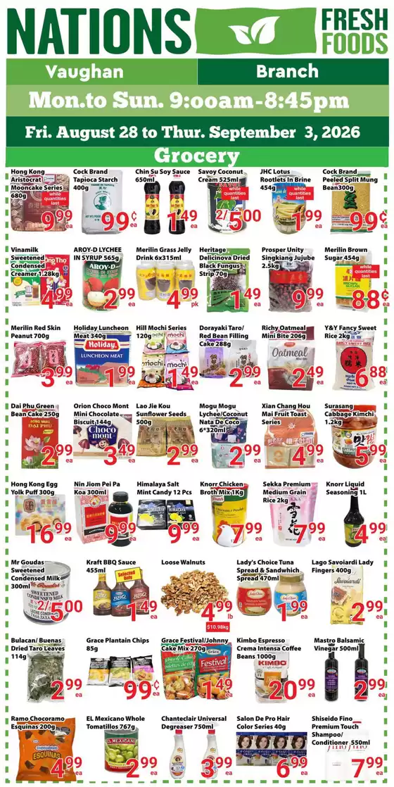 Nations Fresh Foods catalogue | More deals available in store | 2026-08-31T00:00:00.000Z - 2026-09-03T00:00:00.000Z