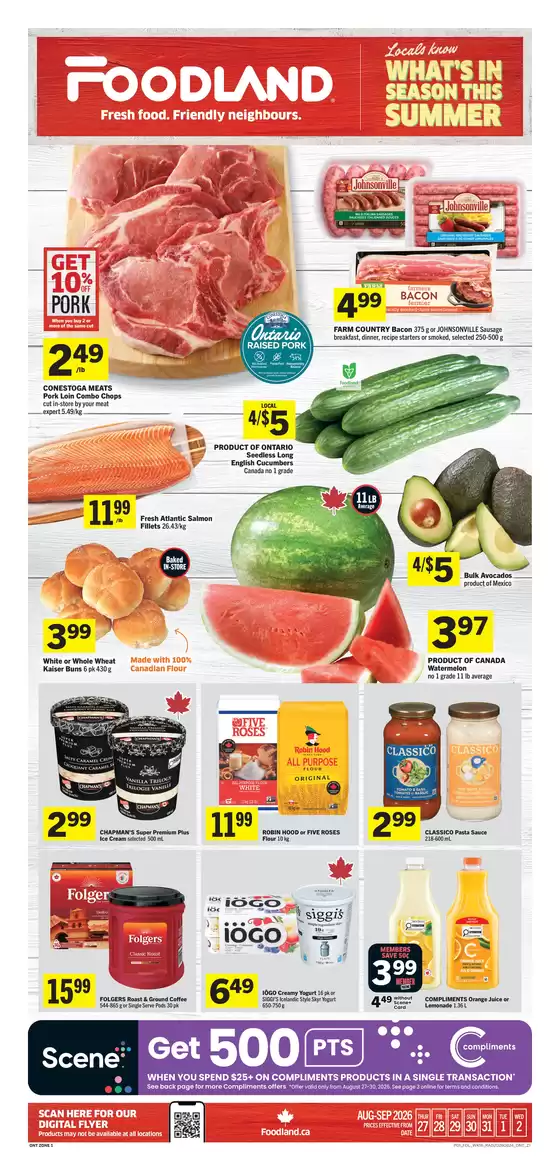 Foodland catalogue | Weekly flyer | 2026-08-31T00:00:00.000Z - 2026-09-02T00:00:00.000Z