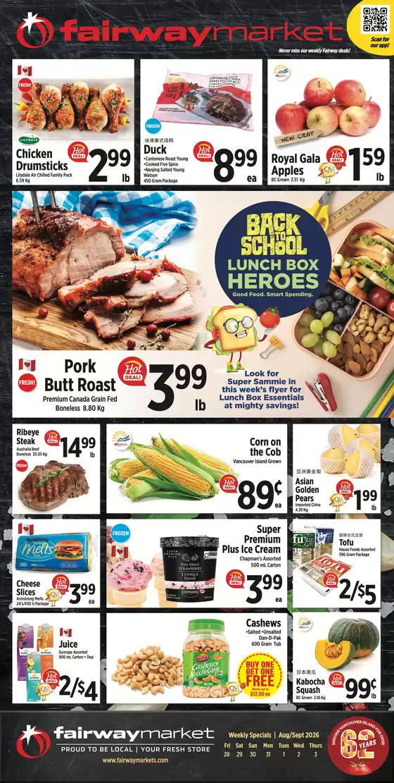 Fairway Market catalogue | Weekly flyer | 2026-08-31T00:00:00.000Z - 2026-09-03T00:00:00.000Z