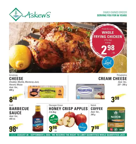 Askews Foods catalogue | Weekly flyer  | 2026-08-31T00:00:00.000Z - 2026-09-05T00:00:00.000Z