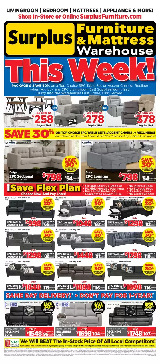 Surplus Furniture catalogue | Save 30% | 2026-08-31T00:00:00.000Z - 2026-09-14T00:00:00.000Z