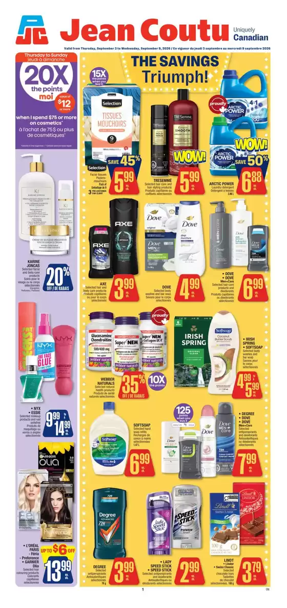 Jean Coutu catalogue in Edson | Exclusive deals and bargains | 2026-09-03T00:00:00.000Z - 2026-09-09T00:00:00.000Z