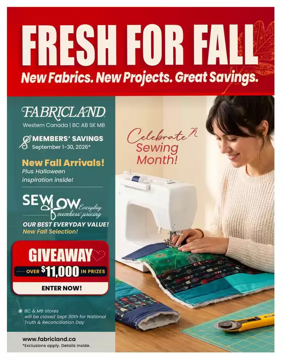 Fabricland catalogue | West Flyer | 2026-09-01T00:00:00.000Z - 2026-09-30T00:00:00.000Z