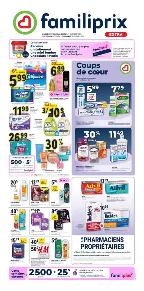Familiprix catalogue in Edson | Attractive special offers for everyone | 2026-09-03T00:00:00.000Z - 2026-09-09T00:00:00.000Z