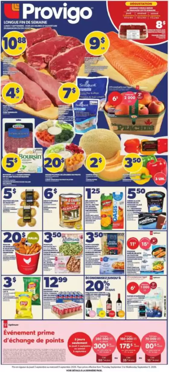Provigo catalogue | Our best offers for you | 2026-09-03T00:00:00.000Z - 2026-09-09T00:00:00.000Z